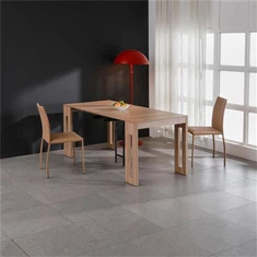 Lesena raztegljiva konzolna miza